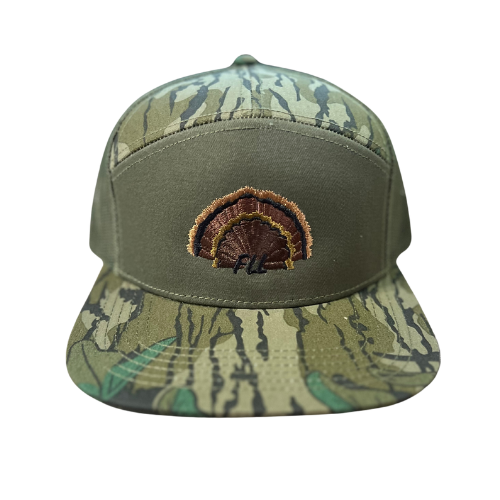 TURKEY FAN GREENLEAF 7-PANEL HAT